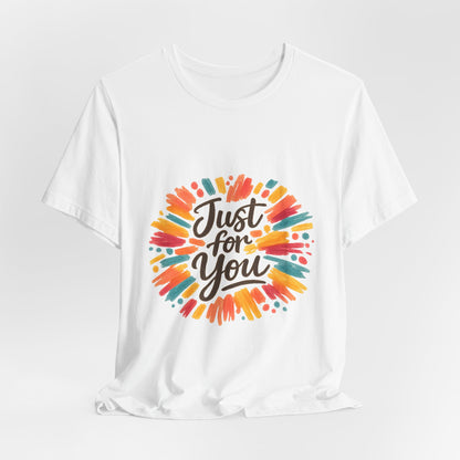Just For You Marker Doodle Tee | hand-drawn, sketchbook marker effect