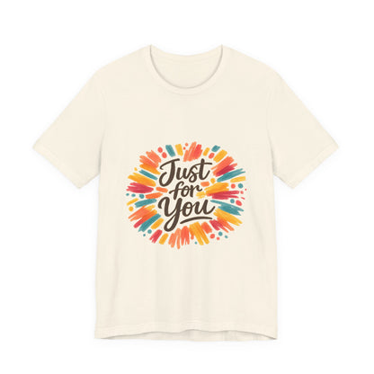 Just For You Marker Doodle Tee | hand-drawn, sketchbook marker effect