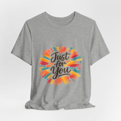 Just For You Marker Doodle Tee | hand-drawn, sketchbook marker effect